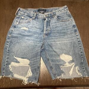 Aeropostale 90s Baggy‎ Jean Shorts Size 6